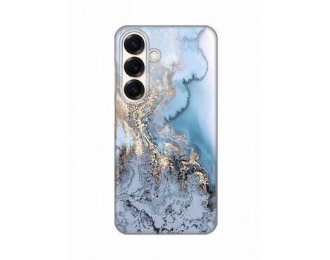 Silikonska futrola PRINT - Samsung S931 Galaxy S25 Blue Gold Marble.
