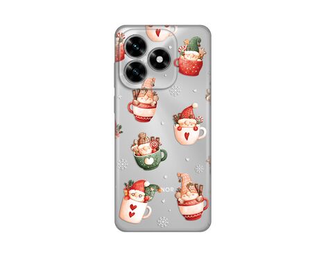 Silikonska futrola PRINT - Huawei Honor X5c Plus Ho Ho Ho.