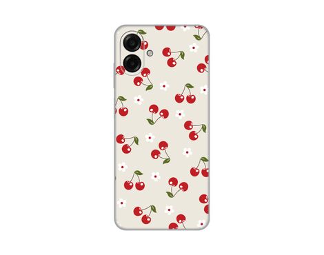Silikonska futrola PRINT - Samsung A075F Galaxy A07 Cherry and Flowers.