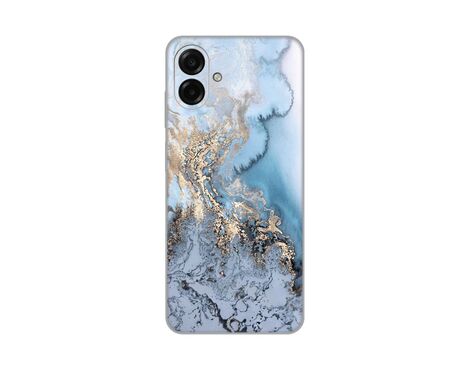 Silikonska futrola PRINT - Samsung A075F Galaxy A07 Blue Gold Marble.