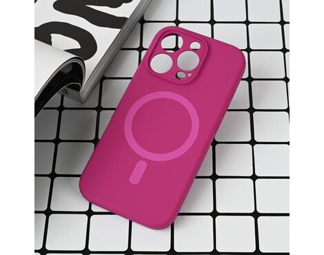 Futrola Magsafe Pure color - iPhone 16 Pro tamno pink.