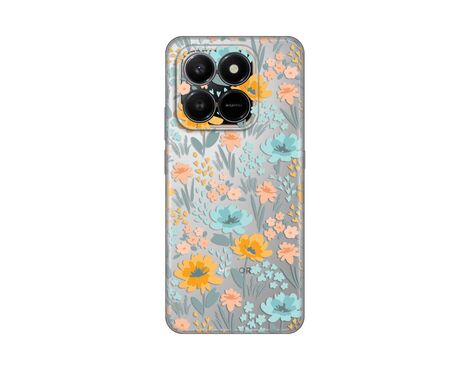 Silikonska futrola PRINT Skin - Honor X7d 4G/400 Smart 5G Lovely Flowers.