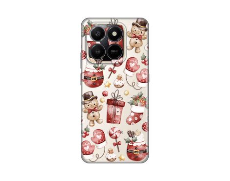 Silikonska futrola PRINT Skin - Honor X7d 4G/400 Smart 5G Cozy Christmas.