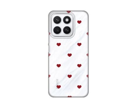 Silikonska futrola PRINT - Huawei Honor X8c Red Hearts.