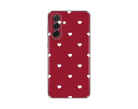 Silikonska futrola PRINT Skin - Samsung A376 Galaxy A37 5G Burgundy Hearts.