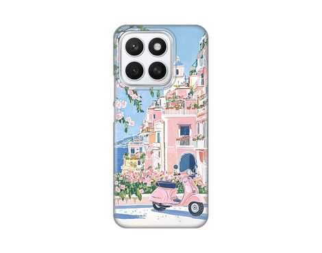 Silikonska futrola PRINT - Huawei Honor X8c Pink Italy.