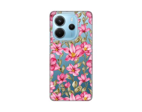 Silikonska futrola PRINT - Xiaomi Redmi Note 14 4G (SRB) Magnolia.