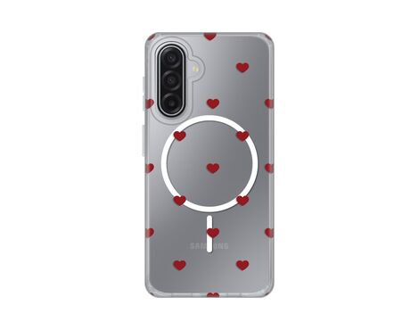 Futrola print Magsafe - Samsung A175 Galaxy A17 Red Hearts.