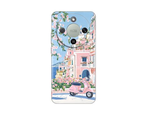 Silikonska futrola PRINT - Huawei Honor Magic 8 Lite Pink Italy.