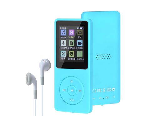 MP4 player JWD 8GB plavi.