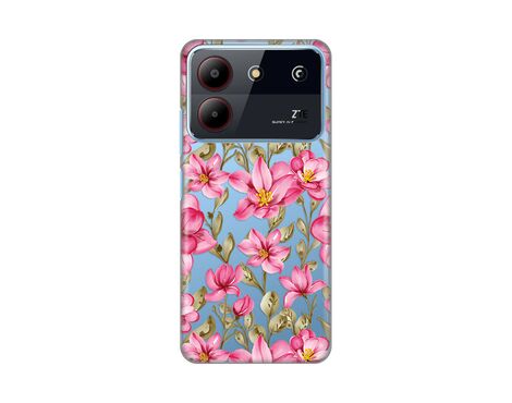 Silikonska futrola PRINT - ZTE Blade A54 Magnolia.