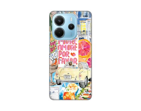 Silikonska futrola PRINT - Xiaomi Redmi Note 14 4G (SRB) More Amore.