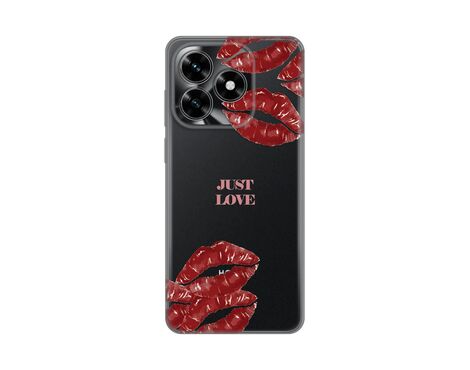 Silikonska futrola PRINT Skin - Huawei Honor X5c Plus Just Love Pink.