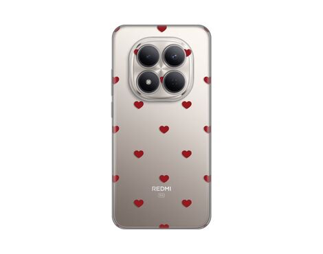 Silikonska futrola PRINT - Xiaomi Redmi Note 15 Pro Plus 5G Red Hearts.