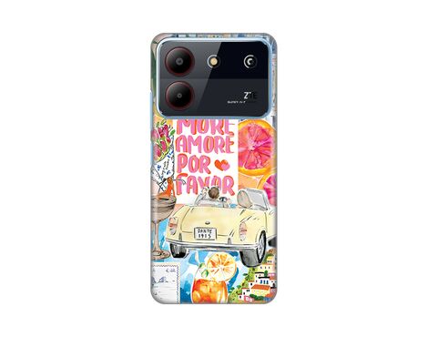 Silikonska futrola PRINT - ZTE Blade A54 More Amore.