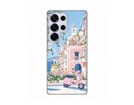 Silikonska futrola PRINT - Samsung S938 Galaxy S25 Ultra Pink Italy.