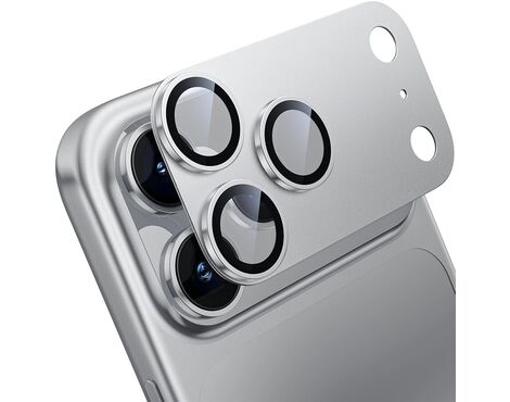 Zastita kamere Full Cover - iPhone 17 Pro Max srebrna.