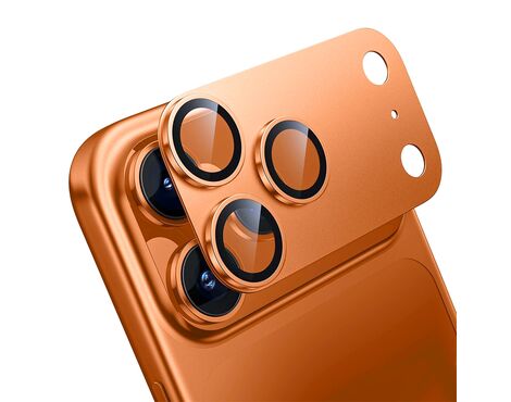 Zastita kamere Full Cover - iPhone 17 Pro narandzasta.