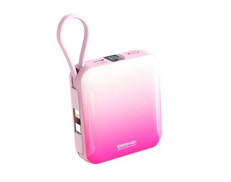 Univerzalna Back Up Baterija Moxom MX-PB155 fast 10000mAh SCP 22.5W QC18W+ PD20W 3A pink (MS).