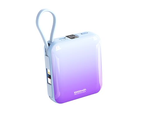 Univerzalna Back Up Baterija Moxom MX-PB155 fast 10000mAh SCP 22.5W QC18W+ PD20W 3A ljubicasti (MS).
