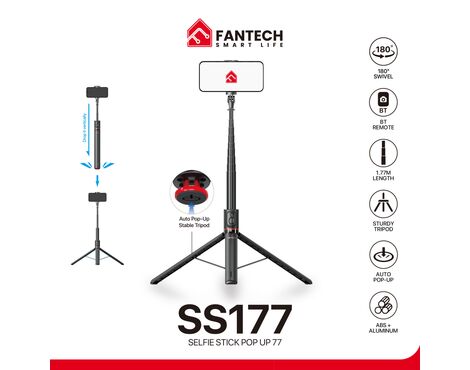 Selfie stick Fantech SS177 selfi stap crni.