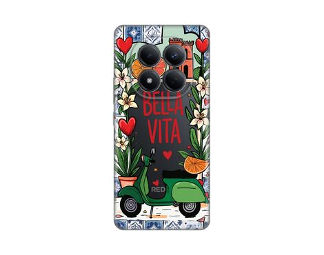 Silikonska futrola PRINT Skin - Xiaomi Redmi Note 15 Pro 4G Bella Vita.