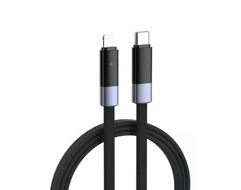 Data kabl LDNIO LC241i 30W Fast Automatic Power OFF Type C na iPhone lightning crni 1m.