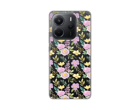 Silikonska futrola PRINT Skin - Xiaomi Redmi Note 14 4G (SRB) Soft Flowers.
