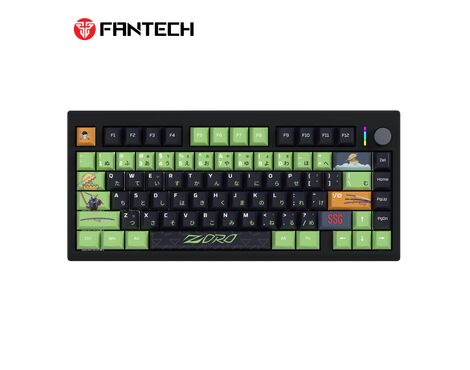 Tastatura Mehanicka Gaming Fantech MK921 Maxfit 8 Wireless ONE PIECE - ZORO (brown switch).
