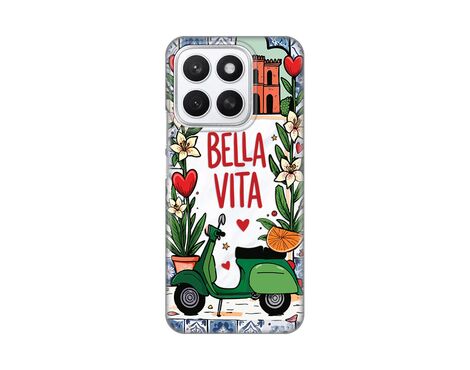 Silikonska futrola PRINT Skin - Huawei Honor X8c Bella Vita.