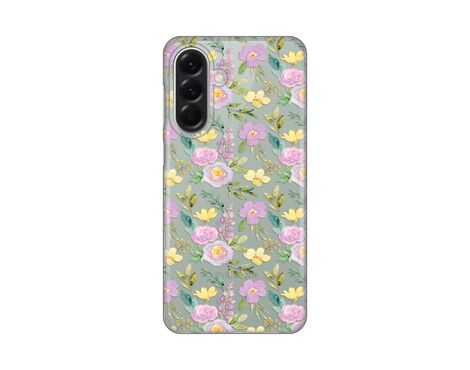 Silikonska futrola PRINT Skin - Samsung A566 Galaxy A56 5G Soft Flowers.