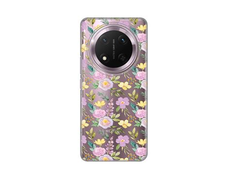 Silikonska futrola PRINT Skin - Huawei Honor Magic 7 lite Soft Flowers.