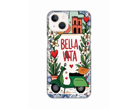 Silikonska futrola PRINT Skin - iPhone 13 Bella Vita.