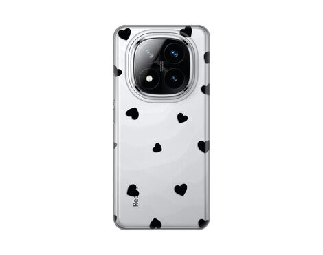 Silikonska futrola PRINT Skin - Xiaomi Redmi Note 14 Pro Plus 5G Hearts.