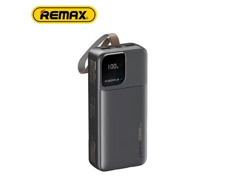 Univerzalna Back Up Baterija prenosiva baterja REMAX Rellaen RPP-659 2.4A Fast Charging 30000mAh crna.