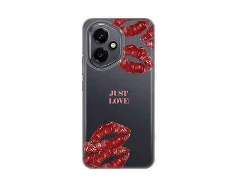 Silikonska futrola PRINT Skin - Huawei Honor 400 Just Love Pink.