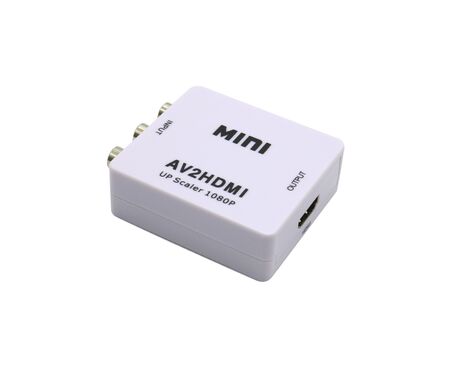 Adapter AV na HDMI beli MINI (MS).