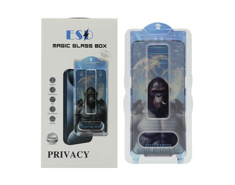 Zastitna folija za ekran GLASS FILM BOX - DUST FREE PRIVACY za Samsung S938 Galaxy S25 Ultra 5G (MS).