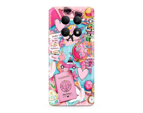 Silikonska futrola ultra tanka (skin) PRINT CLEAR - Xiaomi Redmi Note 15 5G SP029 (MS).