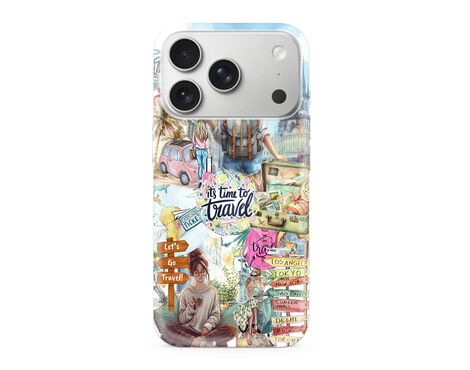 Silikonska futrola ultra tanka (skin) PRINT CLEAR - iPhone 17 Pro SP031 (MS).