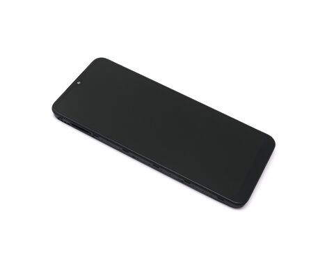 LCD displej (ekran) - Samsung A226 Galaxy A22 5G + Touch screen + frame black (crni) APLONG Original Material (MS).