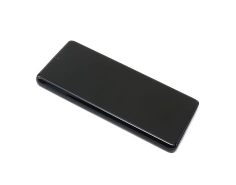 LCD displej (ekran) - Samsung G998B Galaxy S21 Ultra 5G + Touch screen + frame black (crni) OLED (MS).