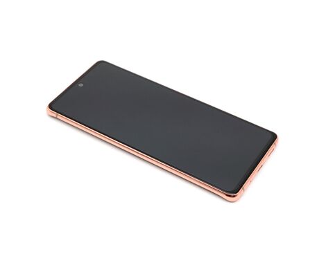 LCD displej (ekran) - Samsung G780F Galaxy S20 FE 4G + Touch screen + frame orange Full ORG EU (GH82-24220F/24219F/31328F/31329F) (MS).