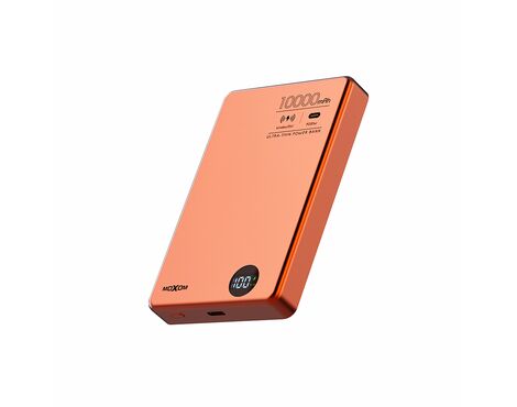 Univerzalna Back Up Baterija Magsafe Moxom MX-PB197 PD 20W + QC 22.5W + wireless 15W 10000mAh narandzasti (MS).