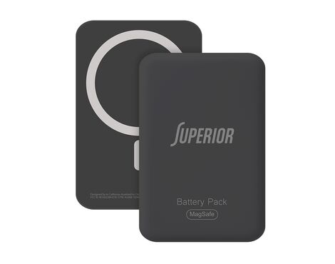 Univerzalna Back Up Baterija MagSafe Superior 15W 10000 mAh crni (MS).