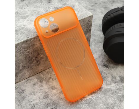 Futrola AIR STRIPE - iPhone 15 narandzasta (MS).
