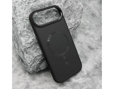 Futrola CARBON MagSafe - iPhone 17 Air crna (big camera) (MS).