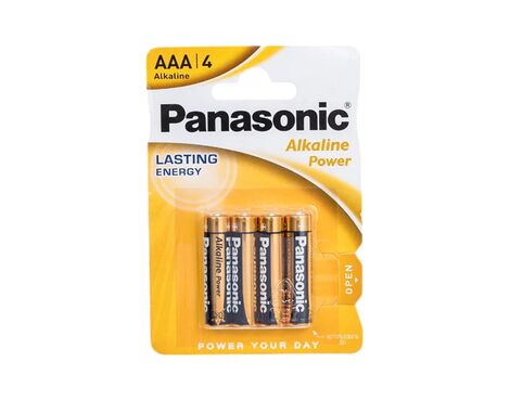 Baterija alkalna 1.5V AAA LR3 blister 4/1 Panasonic (MS).