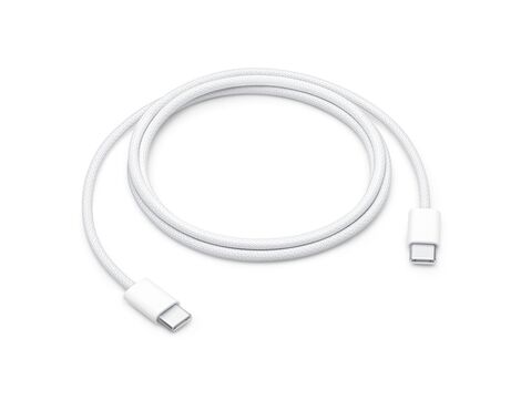 USB data kabl pleteni - iPhone 16 Pro Max 60W Type-C na Type-C 1m beli (MS).