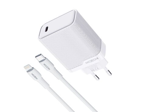 Kucni punjac Moxom MX-HC293 20W Type-C na Lightning beli (MS).